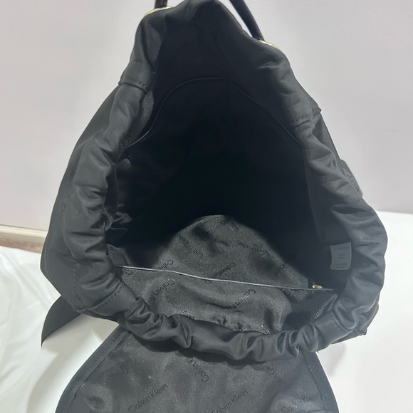 Calvin Klein black backpack with gold hardware - Picture 6 of 7